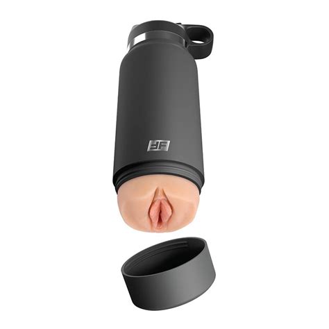 Pipedream Products PDX Plus Fuck Flask Secret Delight Grey Bottle Light