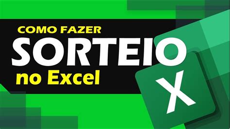 Como Fazer Planilha De Sorteio No Excel Macro VBA YouTube