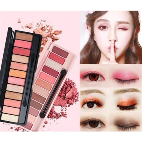 Jual Eyeshadow 12 Warna Ori Lameila Colour Palette Eyeshadow Pigmented Nude Color Eyeshadow