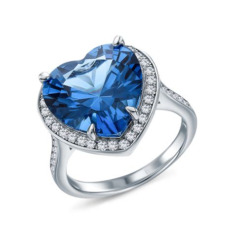 Серебряное кольцо с фианитами и со шпинелью BASTET S62390-K9W-01: белое ...