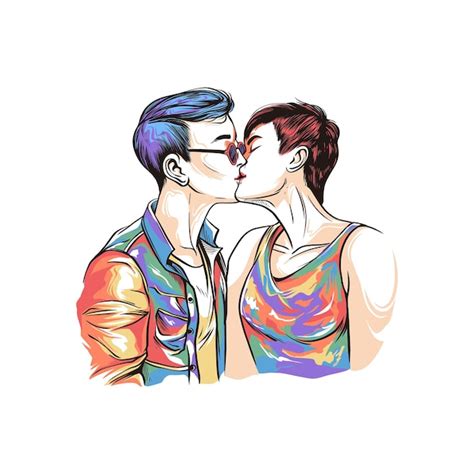 Premium Vector Free Vector Abstract Lesbian Couple Concept Illustration Pride