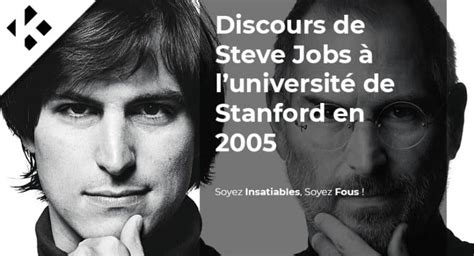 Le Discours De Steve Jobs Le Ceo Dapple Lors De La Remise De Dipl Me