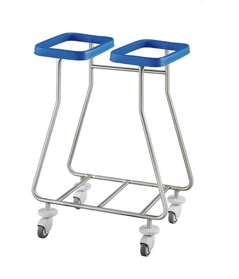 Медицинские тележки для прачечных из нержавейки для перевозки белья
