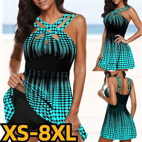 2023 Women Two Piece Set Swimsuits Female Bikini Swimwear Print Bathing Suit Sexy Monokini