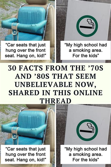 30 Facts From The 70s And 80s That Seem Unbelievable Now Shared In