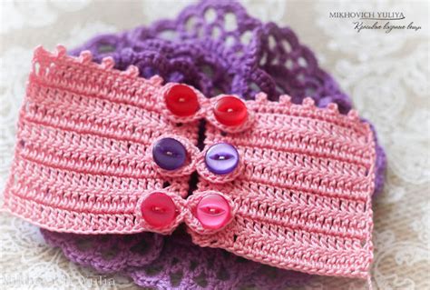 Как связать оригинальную застежку крючком