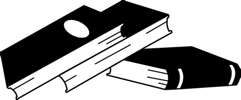 Hardcover Book Silhouette Clip Art Books Silhouette Cliparts Png
