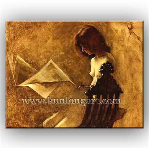Sexy Lady Nude Art Oil Painting On Canvas KLNA Nude Art And Oil Painting Price
