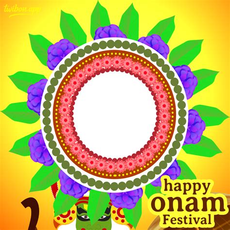 Festival Of Onam Kerala Greetings Frame