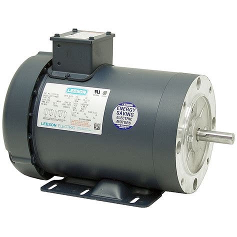 1 2 HP 1725 RPM 115 230 Volt AC Motor Leeson Electric Corp B12B