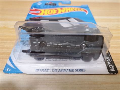 紅窗火紋 美版 Hot Wheels Batman The Animated Series 蝙蝠俠 蝙蝠車 特別版 合金 模型 玩具 跑車 Batmobile Treasure Hunts