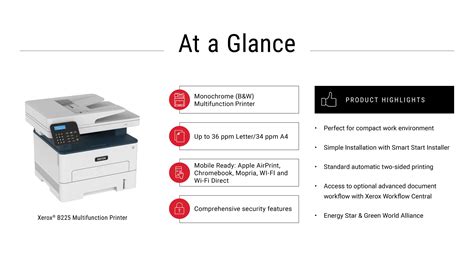 Xerox B225 - Multifunction printer - B/W - laser - A4/Legal (media ...