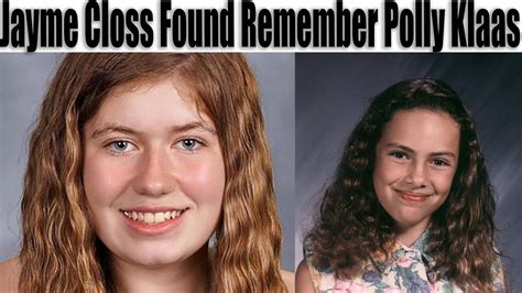 Jayme Closs Found Remember Polly Klaas Youtube