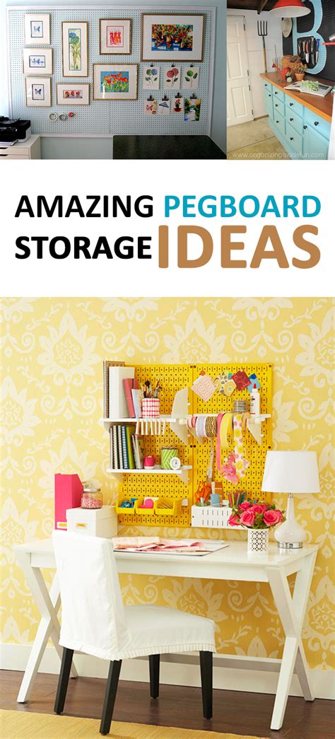 Amazing Pegboard Storage ideas
