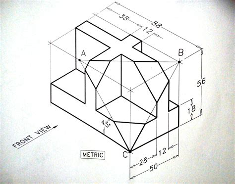 Autocad Isometric Drawing Exercises Pdf Transforming A 2d Drawing To
