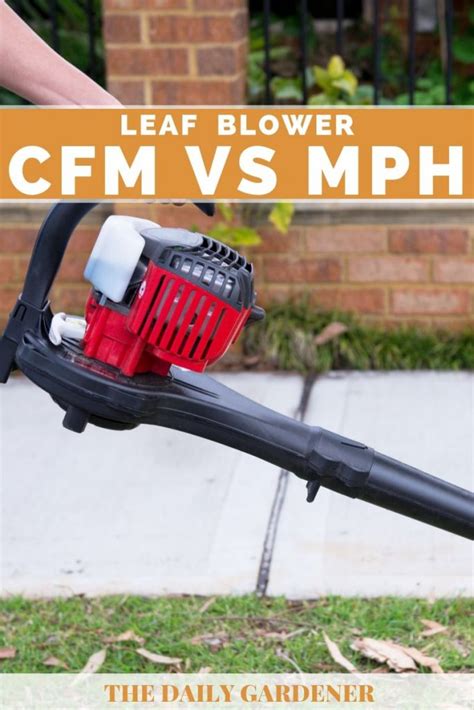 CFM vs. MPH: Which is Important for a Leaf Blower?