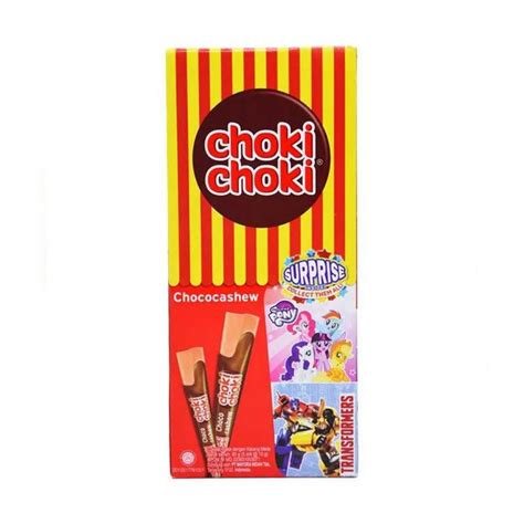 Jual BOX Choki Choki Pasta Coklat Kacang Koleksi Kartu Random Chat