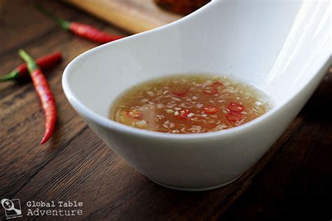 Hot Sour Dipping Sauce Nước mắm pha Global Table Adventure