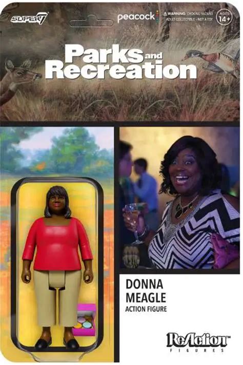 Reaction Parks And Recreation Donna Meagle 375 Action Figure Super7
