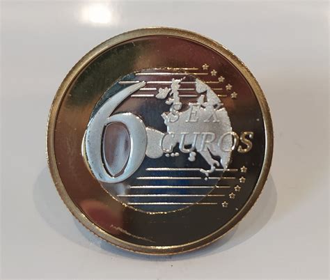 Sex Euro Gold And Silver Coin Boobs Nude Lady Topless Sexy European Union Ebay