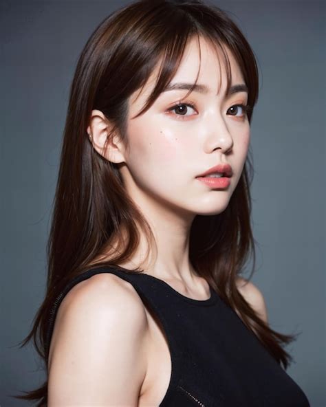 Premium Ai Image Portrait Of Beautiful Korean Women With Studio