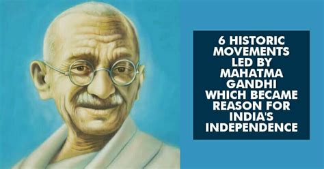 6 Movements By Gandhi That Led India On The Path Of Independence - RVCJ ...