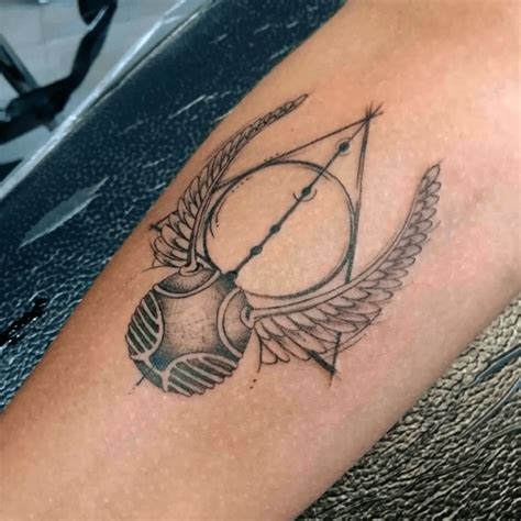 23 Best Golden Snitch Tattoo Ideas With Meaning 91tattoos