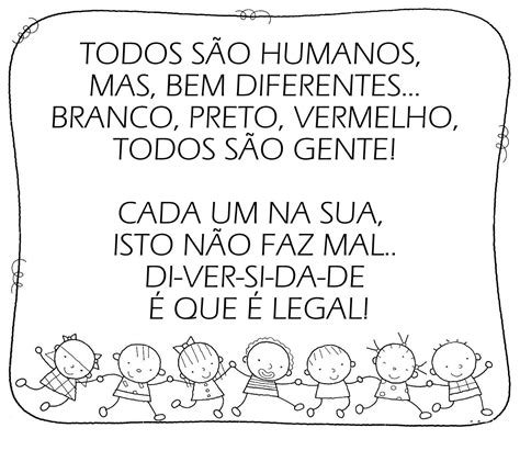 Atividades Sobre Diversidade Para Educação Infantil