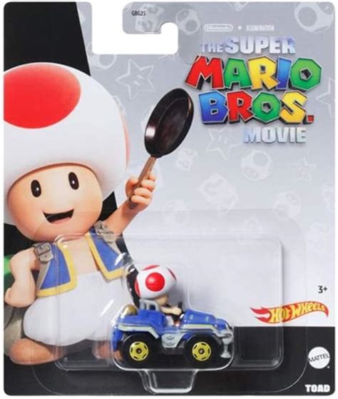 Amazon Hot Wheels Hw Mario Kart Mv Veh Toad Hkd