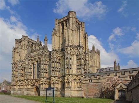 Wells Cathedral, Somerset stock photo. Image of spires - 31567980