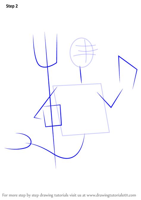 Learn How To Draw King Neptune From Spongebob Squarepants Spongebob