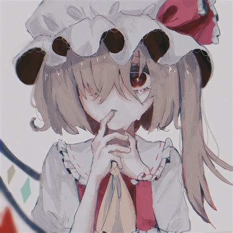 Safebooru 1girl Ascot Blonde Hair Crystal Wings Embodiment Of Scarlet Devil Flandre Scarlet