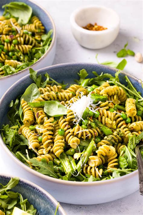 Pesto Pasta With Asparagus And Peas Yourhealthyday