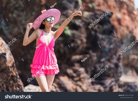 Sexy Woman Wear Bikini Underwear Enjoy Stock Photo Shutterstock