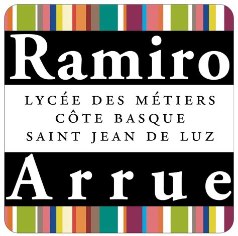 Lycée des métiers côte basque Ramiro Arrue de Saint Jean de Luz