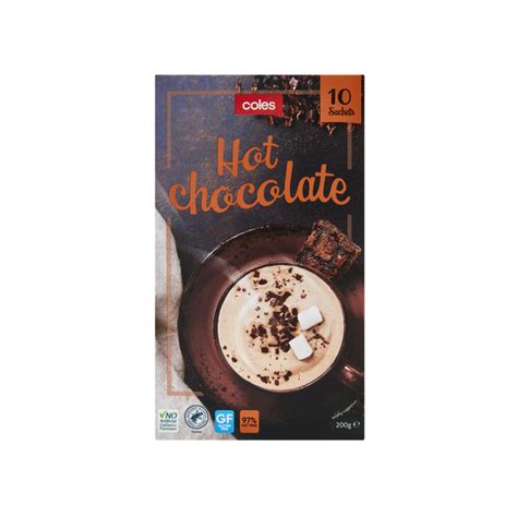 Buy Coles Hot Chocolate Sachets Pack Coles
