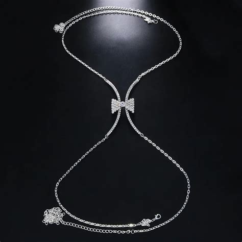 Sexy Gold Body Link Chain Bikini Beach Crossover Harness Star Pendant