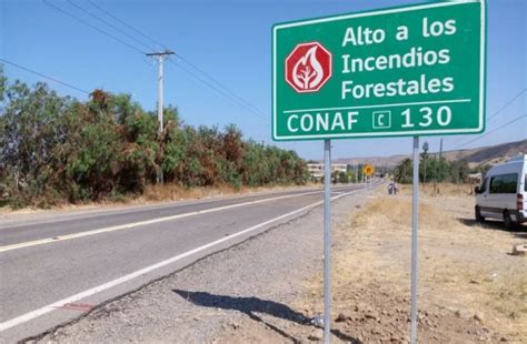 Conaf Implementa Nueva Se Al Tica Para Prevenir Los Incendios