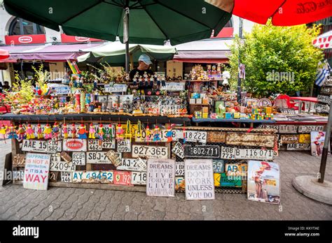 Open Air Market Stall In Montevideo Uruguay Stock Photo Alamy