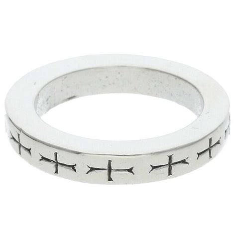 Chrome Hearts Chrome Hearts Spacer Fuck You Silver Ri Gem