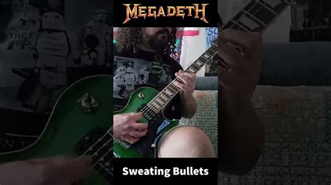 Megadeth Sweating Bullets Solo Cover Shorts Youtube