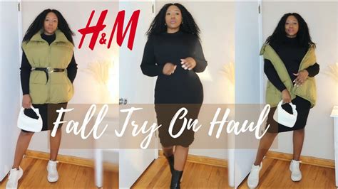 NEW IN H M FALL AUTUMN TRY ON HAUL FALL WARDROBE ESSENTIALS H M