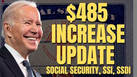 485 INCREASE For Social Security Beneficiaries Update Social