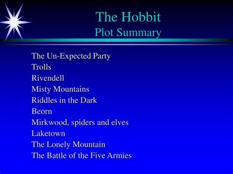 PPT - Journey of Bilbo Baggins: Traversing Fire and Darkness in The
