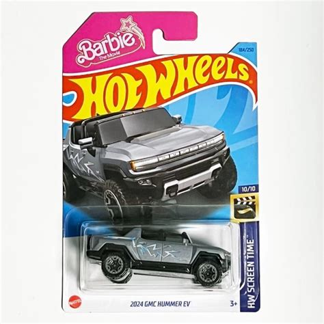 Hot Wheels Barbie The Movie Gmc Hummer Ev Sliver Hw Screen Time Picclick Uk