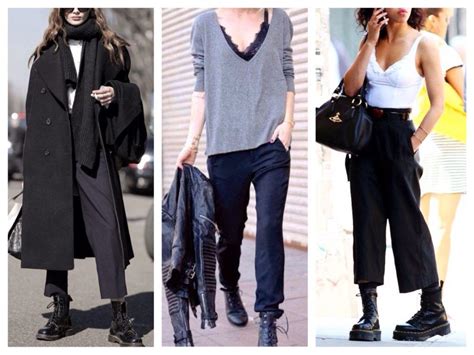 С чем носить грубые ботинки на тракторной подошве: 110 фото