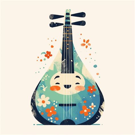Premium Vector Strings Of The Gayageum Instrument