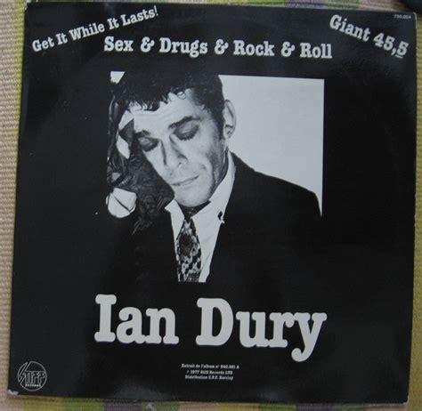 Ian Dury Sex Drugs Rock Roll Single RE The Record Album