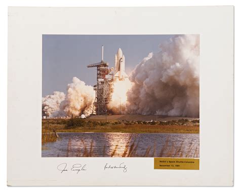 Lot Detail Large Format Photograph Of The Space Shuttle Columbia Sts