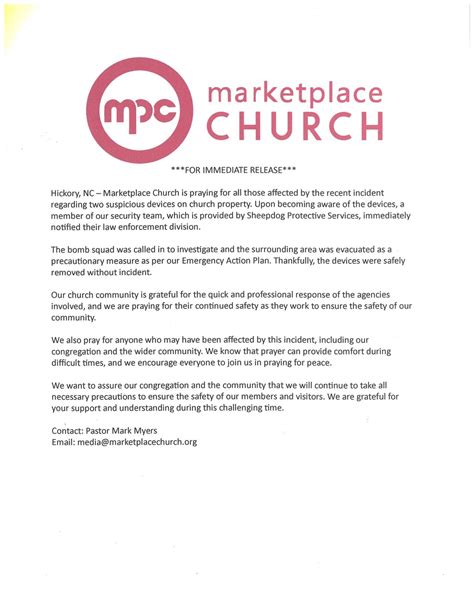 The Church In The Marketplace